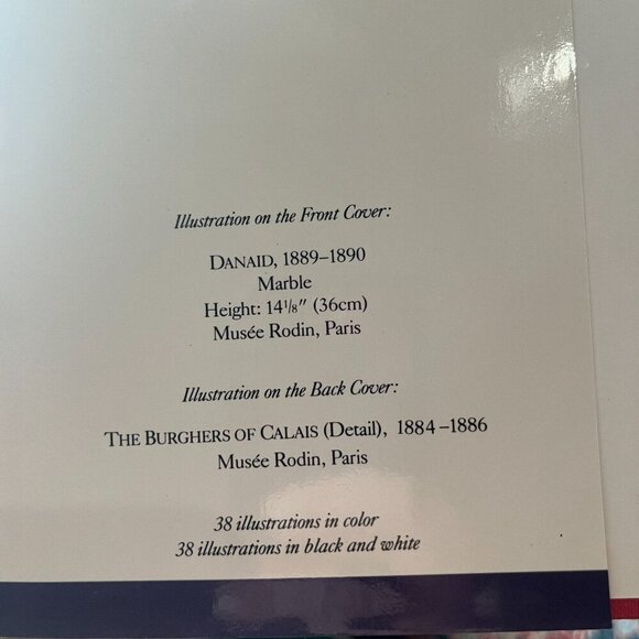 Rodin Hardcover Coffee Table Art Book by Yvon Taillandier Crown Art Library *CAD - Picture 4 of 7